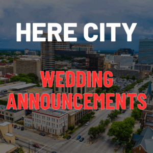 HERE Wedding Announcements